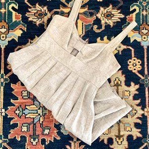 Trina Turk Beige Linen Dress